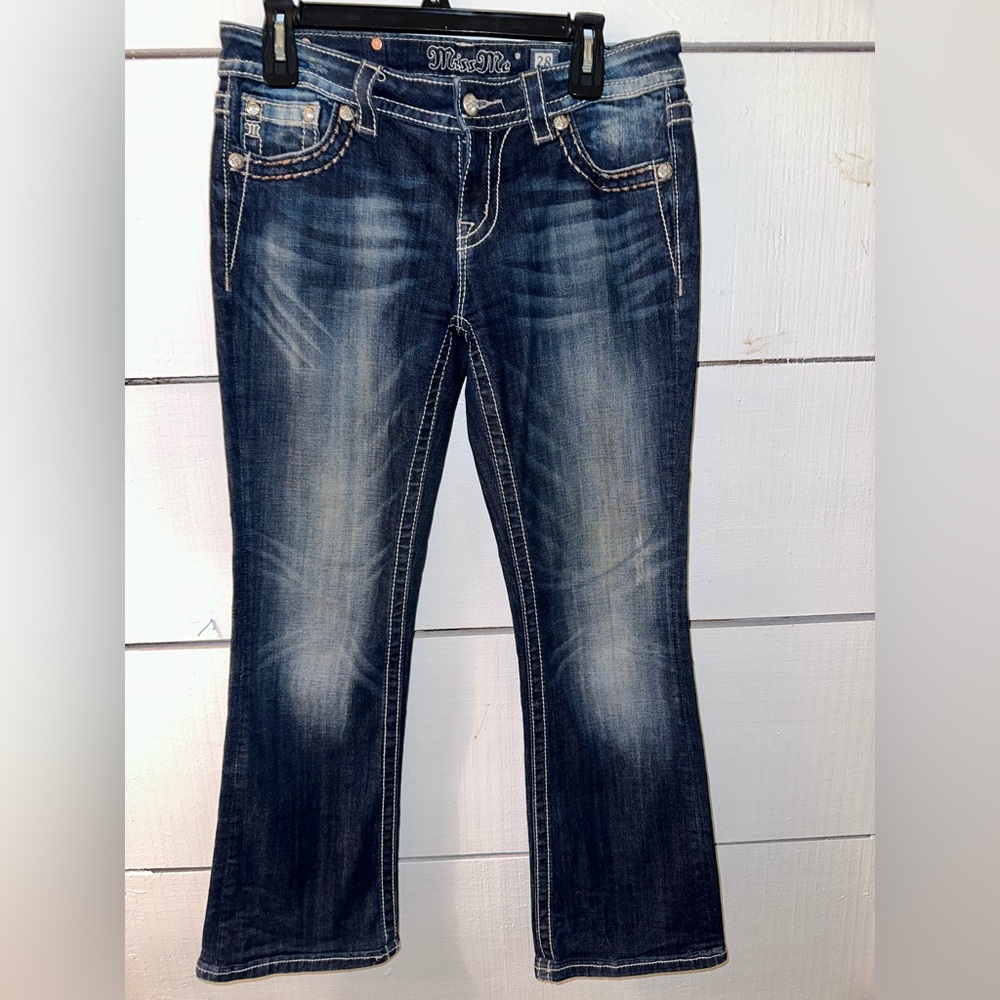 Miss Me Jeans Size 28 Mid-Rise Easy Boot